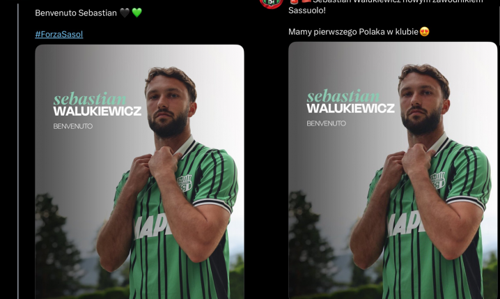 POLUBIENIA pod ogłoszeniem transferu Walukiewicza: STRONA KLUBU vs. STRONA z Polski xD